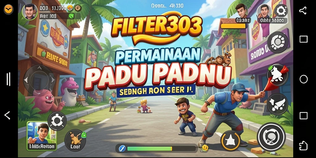 Tampilan gameplay menarik dan penuh warna dari game Match-3.