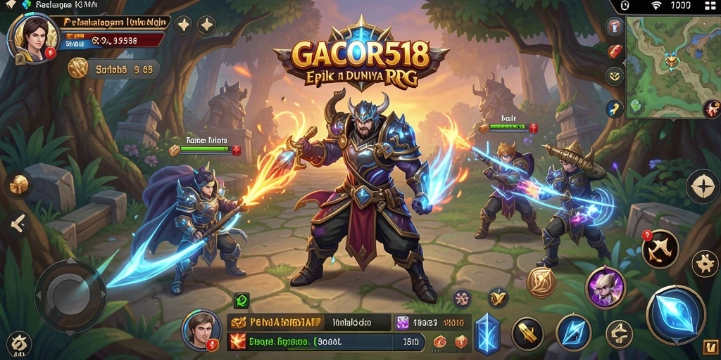 Tampilan gameplay RPG GACOR518 yang menarik dan menawan.