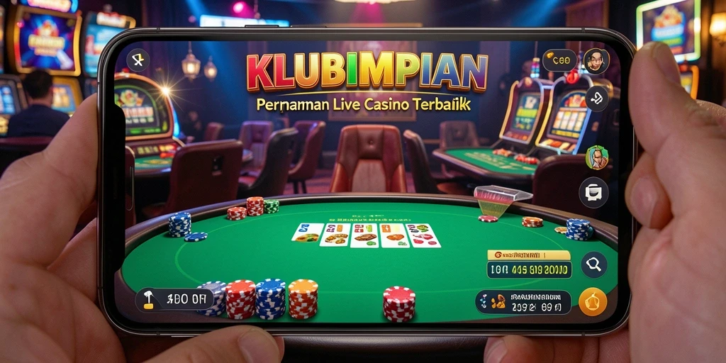Tampilan gameplay Live Casino yang mengesankan dan interaktif.