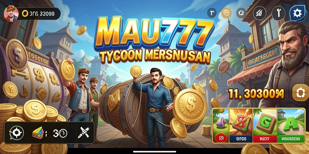 Tampilan gameplay menarik dari MAU777 dengan berbagai fitur Tycoon.