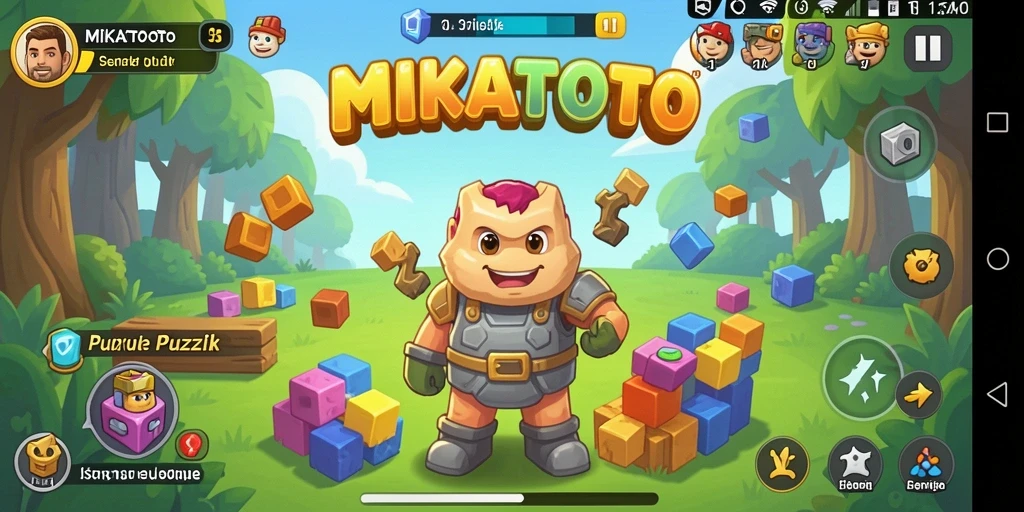 Tangkapan layar gameplay <strong>MIKATOTO</strong> menampilkan tantangan Puzzle yang menarik.