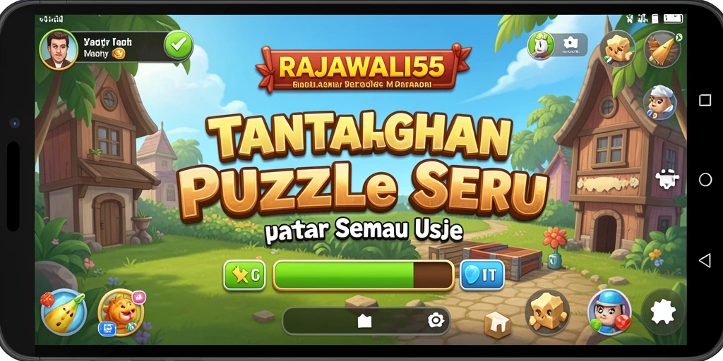 Tampilan gameplay RAJAWALI55 yang seru dan penuh warna.