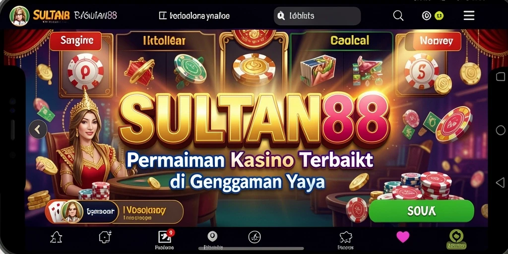 Tampilan gameplay SULTAN88 yang menarik dengan berbagai pilihan permainan.